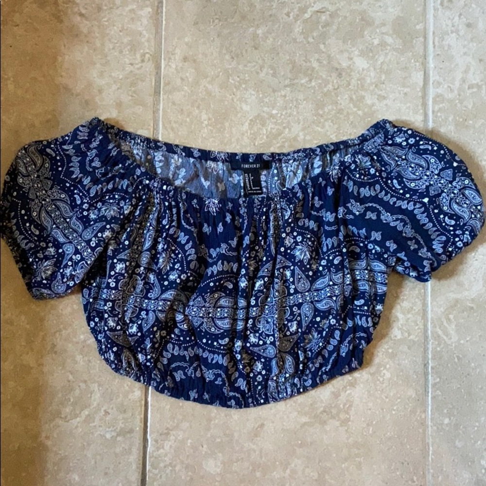 Bohemian crop top